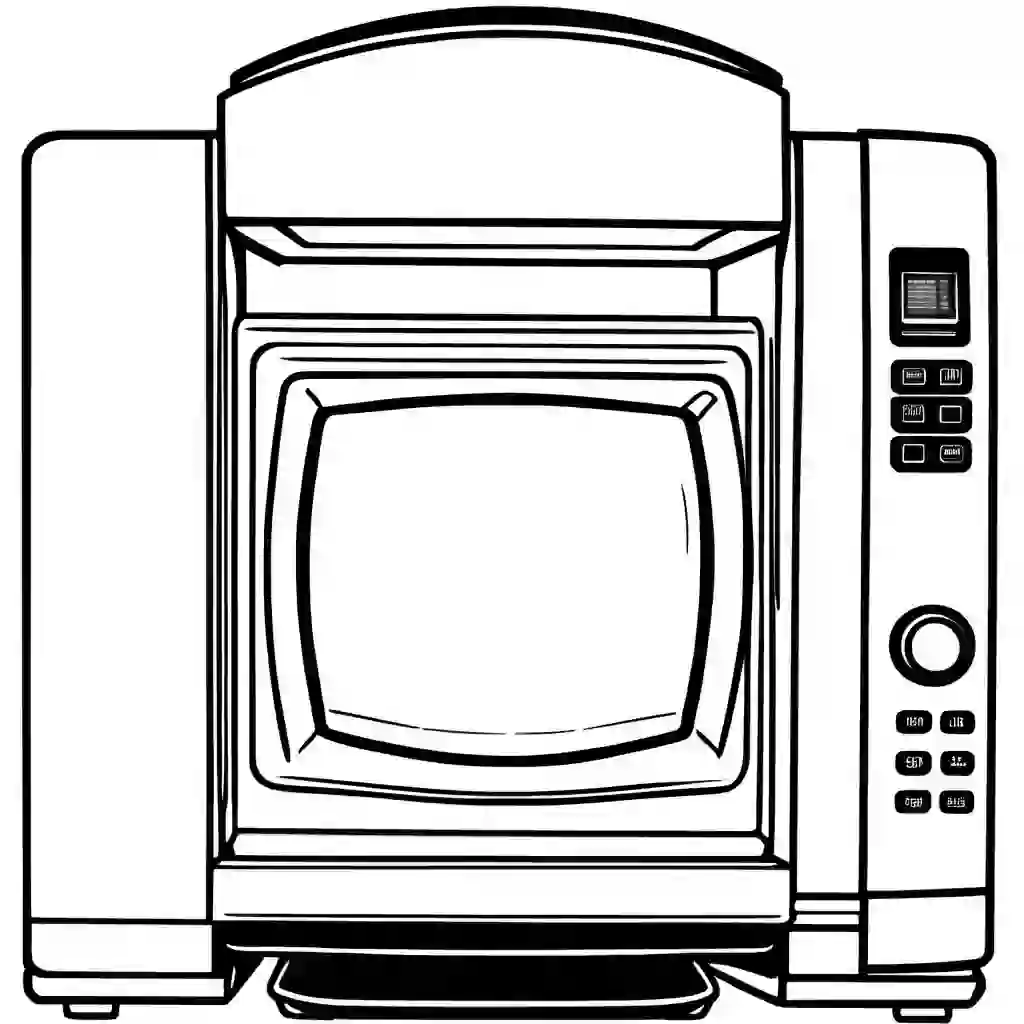 Microwave coloring pages